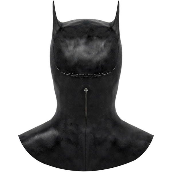 Batman Cosplay Full Overhead Mask Halloween Carnival Party Superhjälte Fancy Dress Up Kostymrekvisita Long