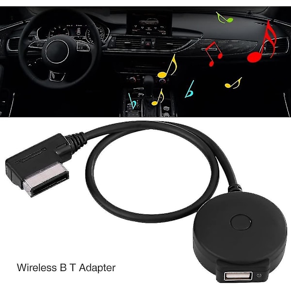 Ami Mdi Bluetooth Musik Aux Och Usb Honadapterkabel För A4 A6 Q5 Q7 Efter 2009