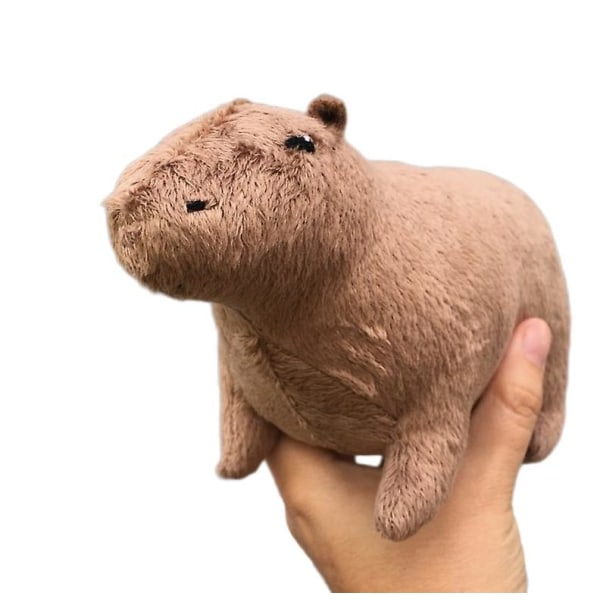 Simulering Capybara Plyschleksak Söt Capybara Gosedjur Docka Födelsedagspresent Shytmv One Size