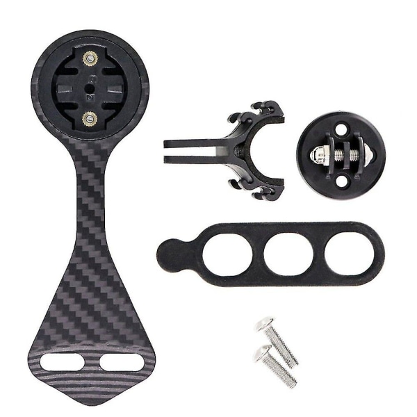 Sykkelstyremontering for sykkelcomputer, veisykkel, for F12 F MOST for Garmin (svart) (4 deler)