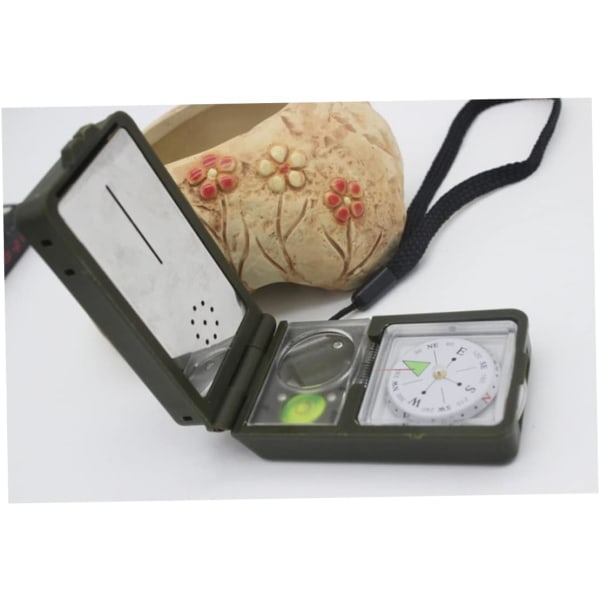 Outdoor Survival Tool Kit -yhdistelmäkompassi T10 lämpömittarin pilli monitoimikompassi vedenpitävä navigointi