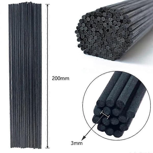 Aromaterapi Diffuser Refillpinner, 5-100 Pakning, Naturlig Rattan 2-3.5mm 2x230mm 5pcs