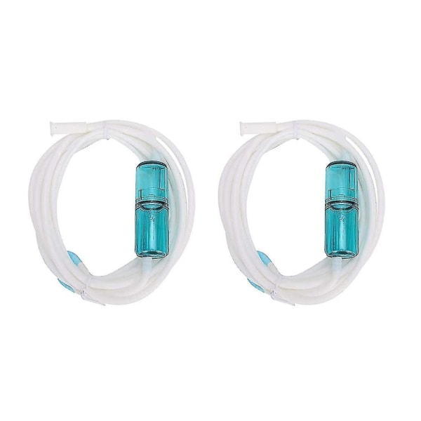 2 Pcs Nasal Oxygen Tube Elastic Silicone Oxygen Tube Nasal Cannula Oxygen Tubing Connectors