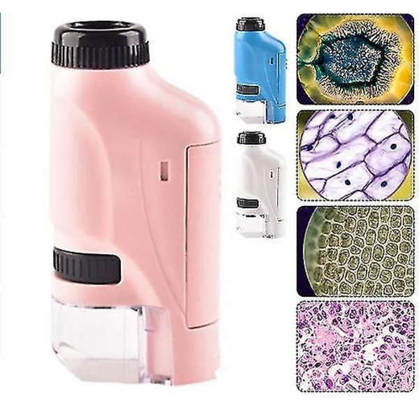 Bærbart mikroskop, optisk mikroskop, mini lommemikroskop, håndholdt mikroskopsett, led mikroskop, mikroskop, lommemikroskop, håndholdt mikroskop