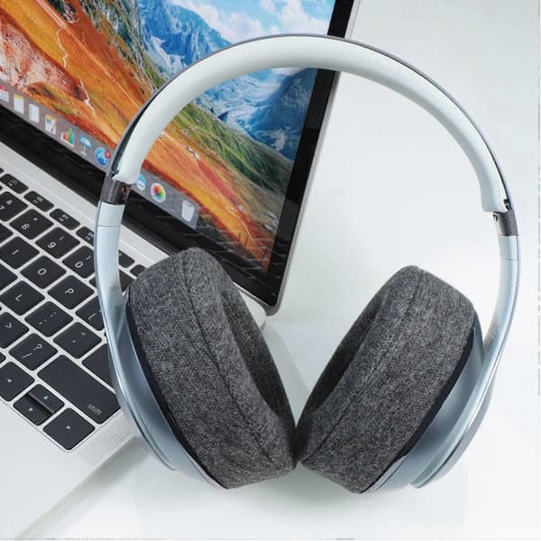 Øreputer for BEATS Studio2 Studio3 hodetelefoner Øretelefondeksel Øreklokker Hodetelefon Svampdeksel Erstatningstilbehør Gray