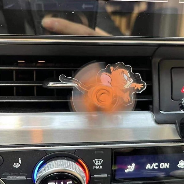 Morsom Tom Og Jerry Jakt Bil Aircondition Vent Dekorasjon Vindmølle Bil Anime Crayon Shin chan