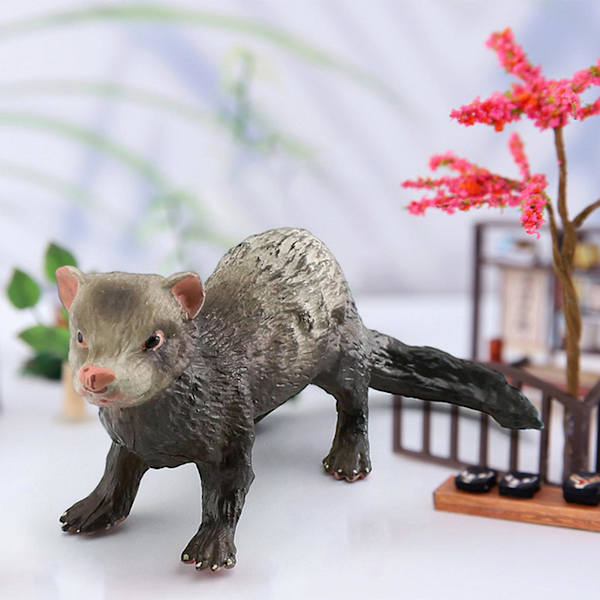 Dyrefigur Leopard Kat Rød Panda Mus Næbdyr Ildret Egernia Depressa Model Figur Uddannelsesmæssig Kage Topper Dekoration F