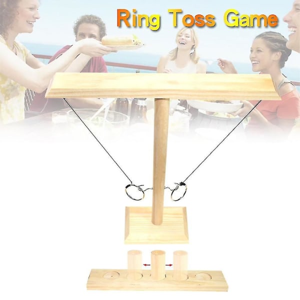 Adults Hook And Ring Toss Battle Craggy Game Drikke Interactive Game