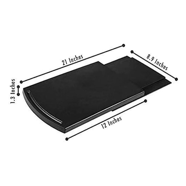 Kaffemaksinmatte Kjøkken Skyve Kaffetray Utvidbar Kaffemakerhyller Kjøkkenhjelper Skyvebrett Fullt Automatisk Kaffemaksintray, Bette