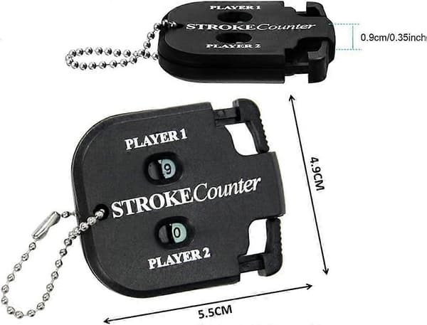 3 stk. golfslagteller, golfslagteller, slagteller, poengteller