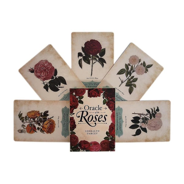 Oracle Of The Roses Tarot Decks Kort för nybörjare Brädspel Party Favors