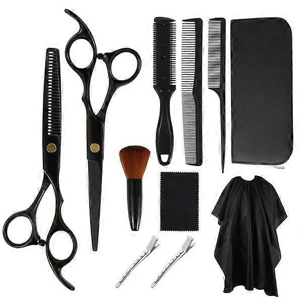 Hårklippningssax Kit - 11 delars frisörsaxset för barberare