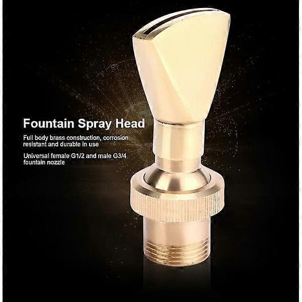 1/2\" DN15 og 3/4\" DN20 messing fontenedyse sprinkler