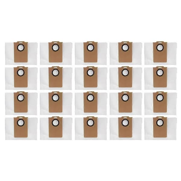 20 st dammpåsar för E20 Plus/ Q8 Max /Trouver E20 / Choice R3 Plus dammsugardelar