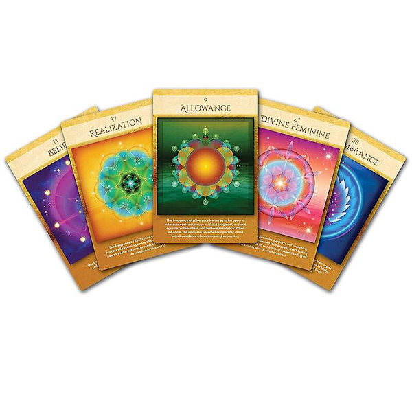 Sacred Geometry Activations Oracle - Oraakkelikorttipakka 44 kortilla - Löydä sielusi kieli