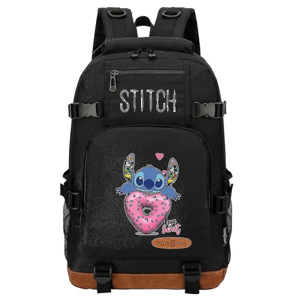 Stitch School Bags - Large Capacity Backpack For Boys And Girls - Usb Charging - Travel, Laptop, College Students - Schoolbag Bagpack