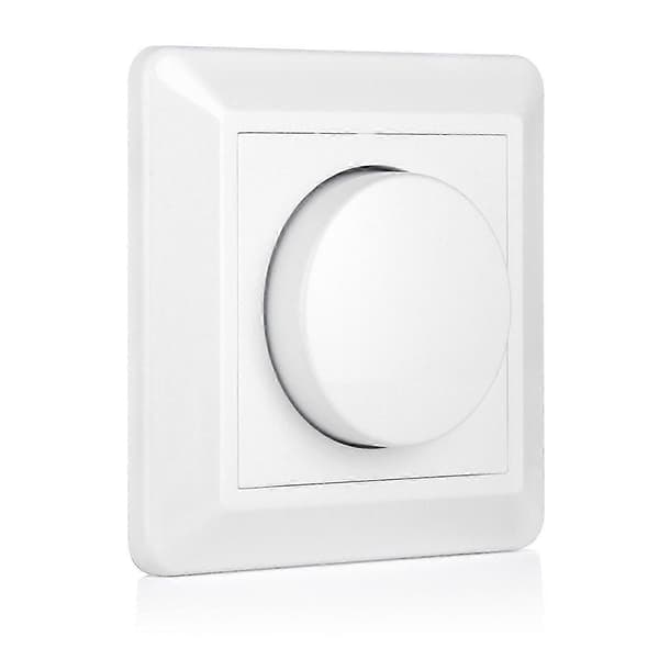Dimmer Switch, 220-240v 5-200w Smart Knapp Ljusbrytare och Dimmers Dimmer Switch White As shown