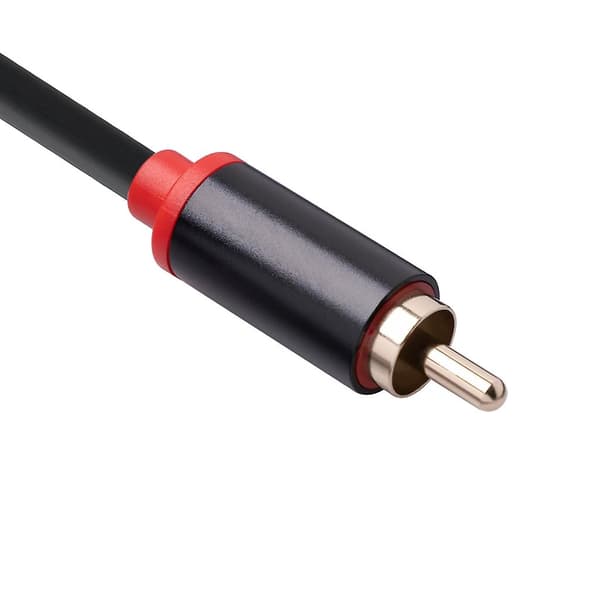 RCA Y-adapter 1 RCA-hun til 2 RCA-han Y-splitter Digital Stereo-kabel