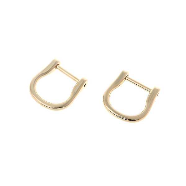 1,8 cm skruv Dee D-ring spänne spänne DIY läder handväska rem bälte bagage hantverk Gold