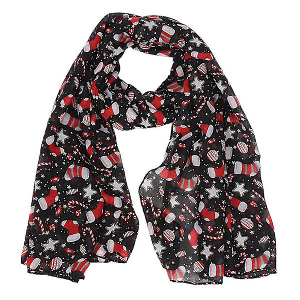 Damhalsduk Julgåva Julklänning Christms Snowflake Scarf