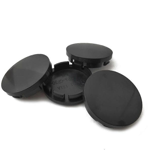 4 st 56 mm Bilhjul Navkapslar Universal ABS Fordonsdäck Fälgskydd Silver