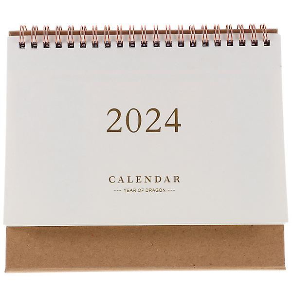 Pöytäkalenteri 2024 Pöytäkalenteri Ornamentti Stand Up Flip Calendar Decor Pöytäkalenteri