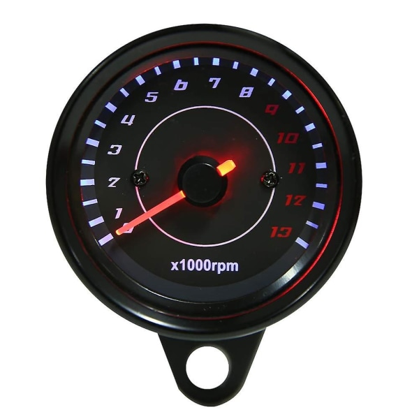 Motorcykel Tachometer Elektronisk Tachometer Måler 0-13000rpm/min Led Til Motorcykel Dc 12v