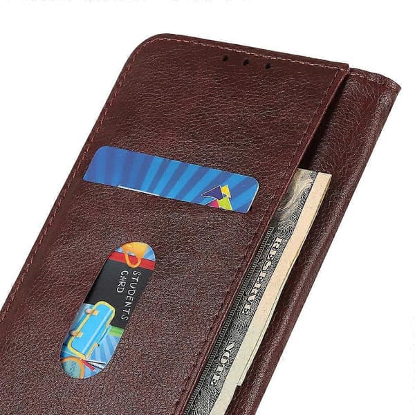 Til Xiaomi Redmi Note 14S 4G Stand Case Split Læder Litchi Tekstur Wallet Telefon Cover