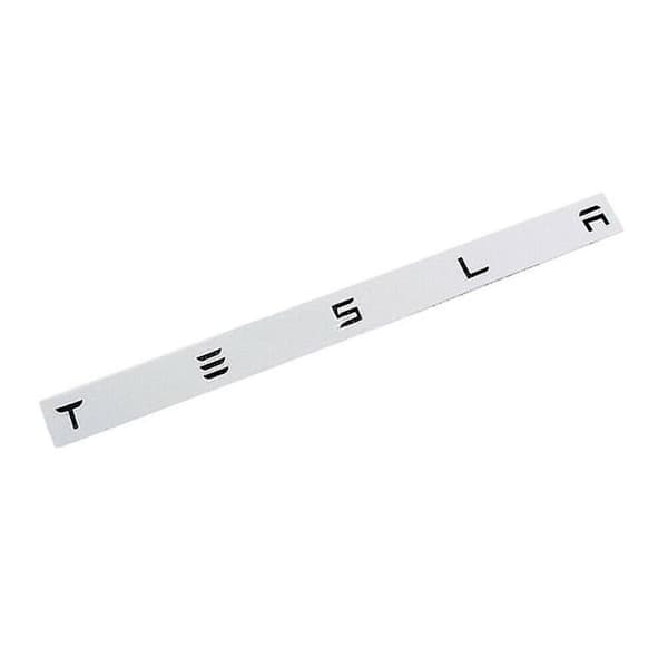 3D Matt Svart Tesla Bokstav Baklucka Panel Badge