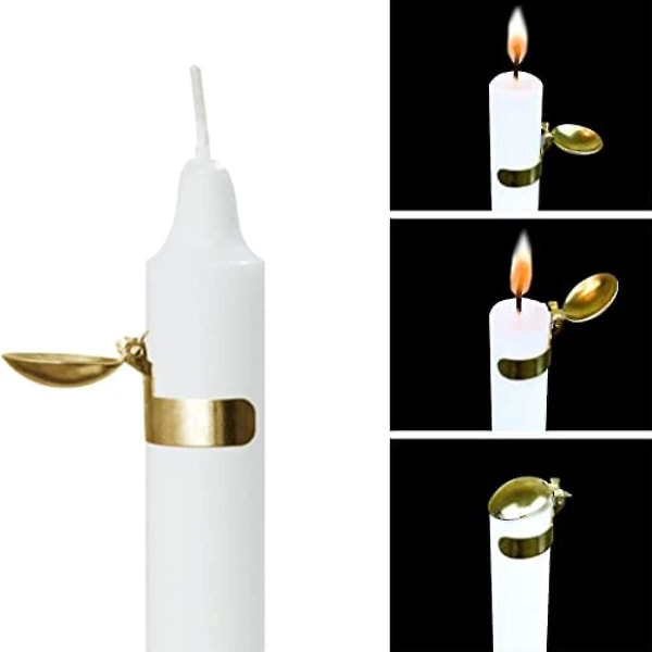 4/8 kpl kynttilän nuuska, automaattinen kynttilänsammutin kynttilän liekin turvalliseen sammuttamiseen, kynttilän tarvikkeet kynttilän ystäville 4 Pcs
