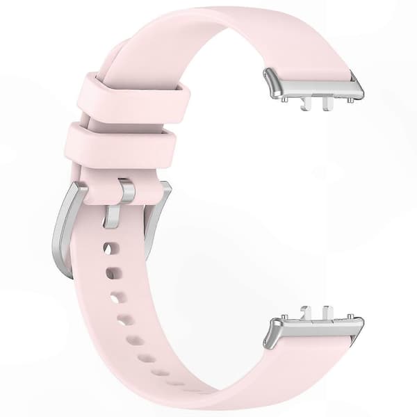 Blød silikone erstatningsrem til fitness-tracker-kompatible enheder Light pink