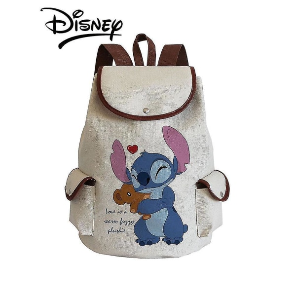 Disney Lilo & Stitch tryckt barn skolväska Baiyun grafisk tonåring pojke flicka ryggsäck väska linne dragsko väska dam ryggsäck_y