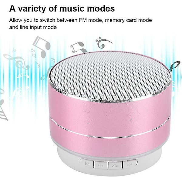 Notebook-högtalare, multifunktionell högtalare, metall Bluetooth-högtalare trådlös plugin-kort