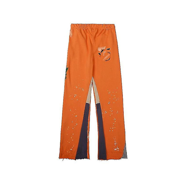Gallery Dept Speckled Graffiti Guard Pants Straight Jeans Herre- og Damebukser Casual Bukser [redusert!!!nytt tilbud] Dark Gray S