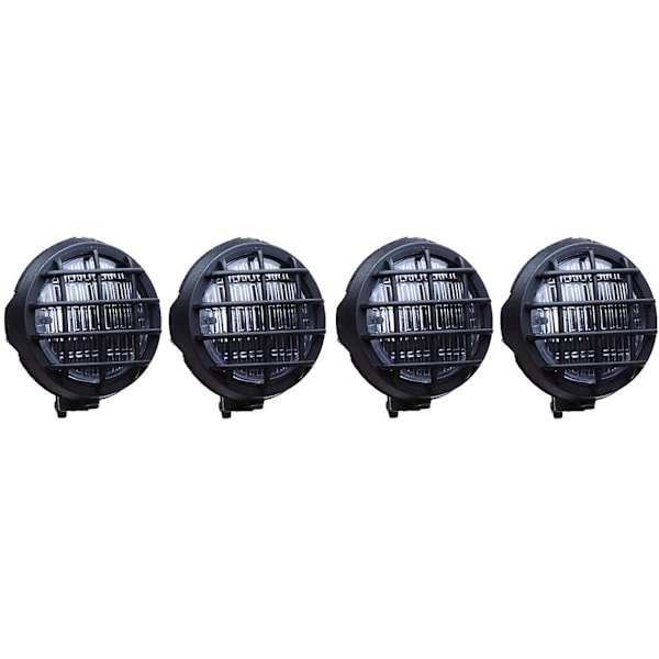 12x 4 Led Valkoinen Valo Lamppusuojalla 1/10 Traxxas Rc Crawler Tarvikkeelle Rc Auton Osia C