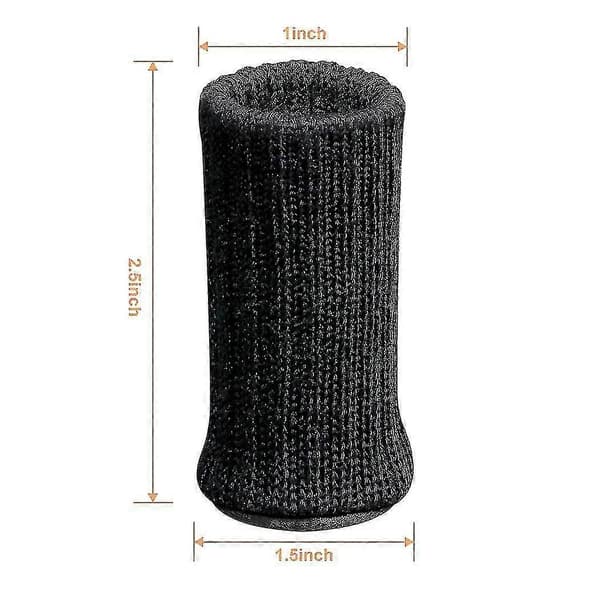 24 st Stolskydd i Hög Elastiskt Material, Möbelskydd, Halksäkra Stolsben Black