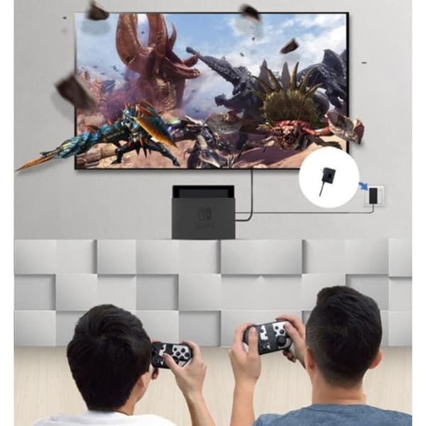 Portable biltilbehør, Switch-lader for Nintendo Switch/Switch OLED/Switch Lite, 15V 2.6a strømadapter hurtiglading