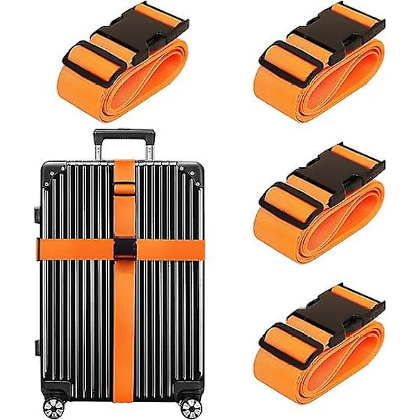 Resväskor Remmar Resestraps 4-pack (Orange)