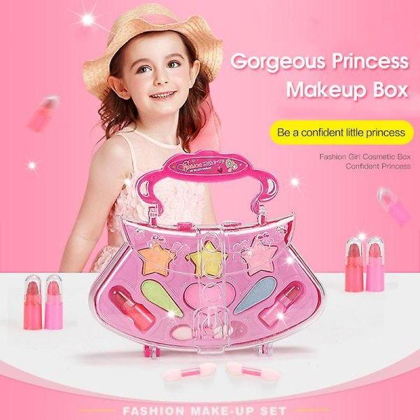 Girls Princess Makeup Set Baby Kids Simulation Party Leksaker Nyårspresent Sminkbox Baby Kids