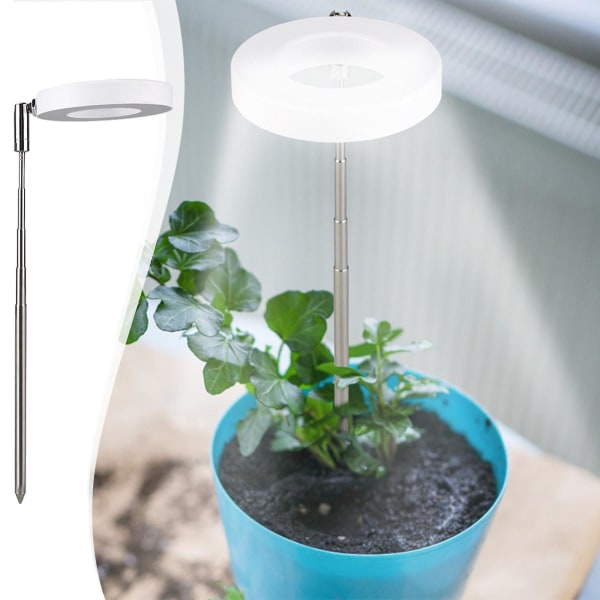 USB laddning, fullt ljus växtljus med ljusstyrka, LED-odlingslampa, för växthöjd, verktyg för odling av inomhusväxter för hemblomma (5w) White