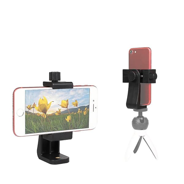 Universal mobiltelefonholderfeste 360 Smartphone Compound Bow Adapter for Smartphone Camera 2 Installasjonsmetoder
