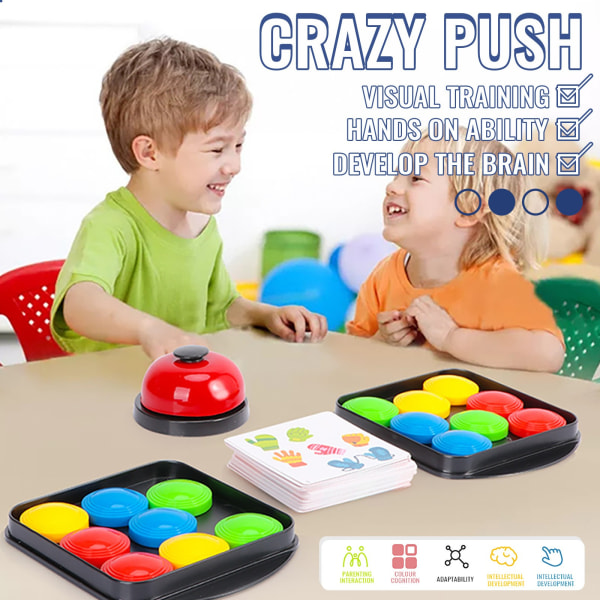Galt Crazy Push And Push Bordspill Foreldre-barn Interaksjon Barns Lærende