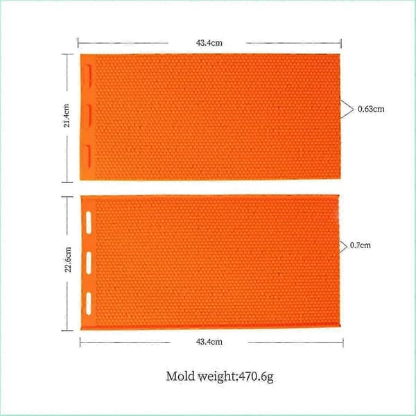 Beekeeper Silicone Honeycomb Mold Foundation Bee Hive Base Press Sheet Mold Honeycomb Press Sheet Mold Beekeeping Tool