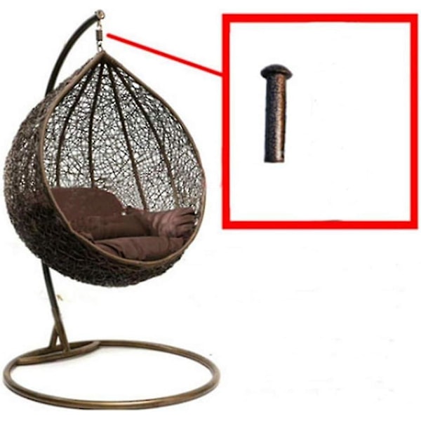 Hängmattestol Ultimate Hanging Kit Hängmattestiftplugg för hängande korgstolar Hängmatta och verandasvängar (brun)