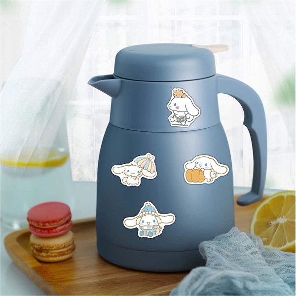 Cinnamoroll-tarrat, söpöt sarjakuvatarrat Hydro Flask -vesipulloille, kannettaville tietokoneille, rullalaudoille, lapsille ja teini-ikäisille