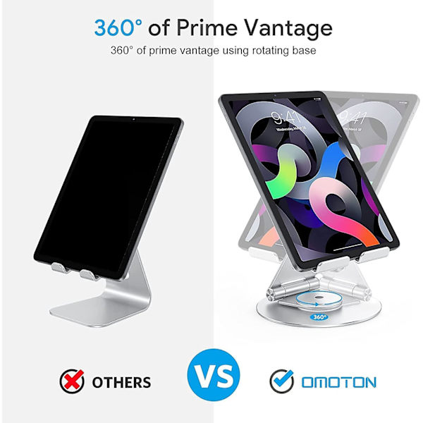 Tablet Stand,rotate Foldable Adjustable Ipad Stand Holder,portable