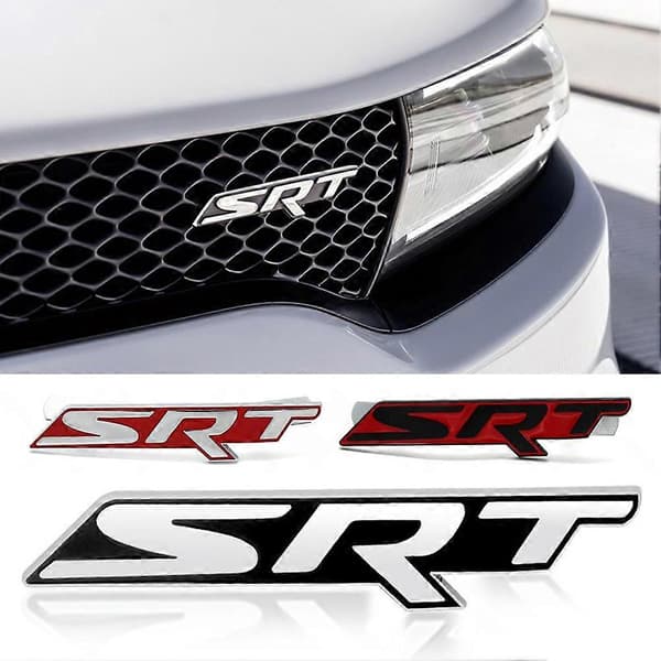 Srt Frontgrill Emblem Bil Tilbehør af Høj Kvalitet