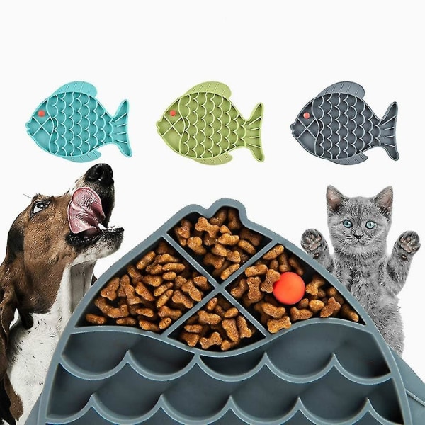 Glutton Cats Skål Anti Glutton Husdjur Hund Anti Choke Skål