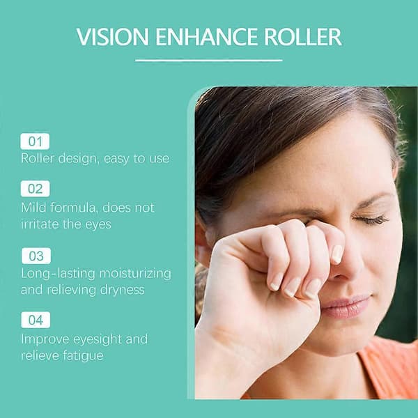 Eye-Vision Enhance Roller Multifunktionell ögonvårdsroller för vuxna tonåringar 2pcs