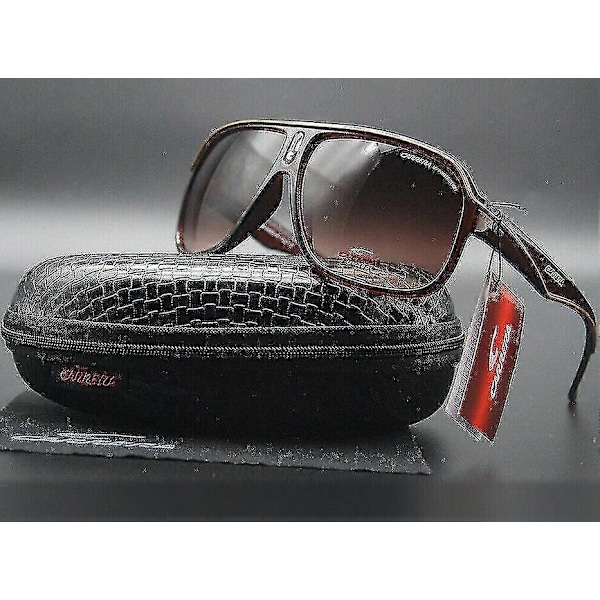 \"Herre Solbriller Mode Carrera Ruthenium Pilot Gradient Linse Briller+æske\" Brown